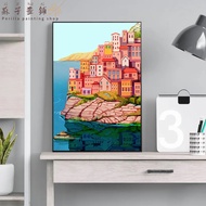 Perilla-Porto อิตาลี Puglia Sardinia วินเทจท่องเที่ยวเมืองโปสเตอร์การพิมพ์ผ้าใบวาดภาพสติกเกอร์ติดผนั