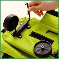∆ Foldable Shopping Bag Trolley Grocery Shopper Bag Lightweight Foldable with 2 Wheels