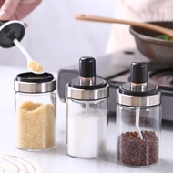 Spice Jar Glass Seasoning Jar seasoning Bottle kitchen DispensersOriginal Glass Spice Jar Glass