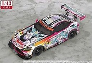 ☆88玩具收納☆日本 842801 初音未來 AMG 2021 SUPER GT参戦100戦記念 1：43合金模型車絕版