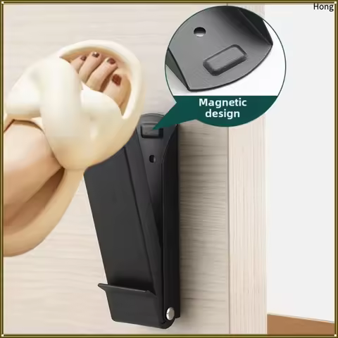 Stainless Steel Safety Door Blocker Anti-Collision Heavy Duty Door Gap Stopper Windproof Anti Slip B