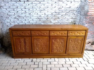 Buffet jati ukir / Buffet tv / Buffet serbaguna