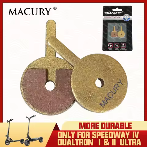 Macury Composite Ceramics & Metal Disc Brake Pad for Dualtron 1 2 Ultra Spider Speedway 4 5 Electric