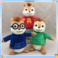 20cm 20th Century Movie Alvin and the Chipmunks Alvin Theodore Simon Plush Toys Doll Soft Stuffed Pi