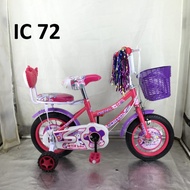 sepeda mini 12 interbike ic 72 sepeda anak perempuan