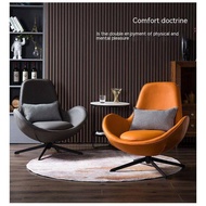 Modern Lazy Sofa Chair Fashion Swivel Chair Egg Chair Living Room Bedroom Balcony Backrest Recliner 