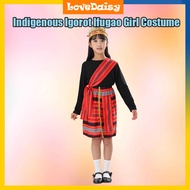 Indigenous Igorot Ifugao Costume for Kids Girl Party Performance Dress For Halloween Christmas