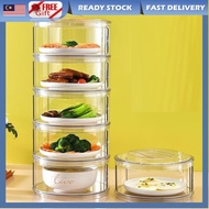 🚚FREE GIFT🎁The ShopKl🚚Siap Pasang 5 Tier Insulated Food Storage Slide Cover Tudung Saji Viral 5 Tingkat Container