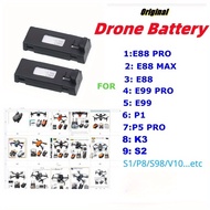 () Drone Battery 3.7V 1800mAh Rechargeable Lithium Battery for E88/E88 Pro/E99/P12/P7 Drone Replacem