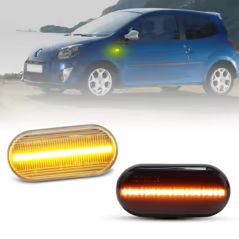 2Pcs For Renault 19 21 Clio Escape Express Kangoo Laguna Master Megane Twingo Kangoo LED Fender Side