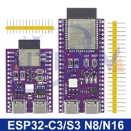 ESP32/ESP32-C3/ESP32-S3 Dual Type-C Development Board CORE Board ESP32-C3-DevKitM-1 ESP32-C3-MINI-1 