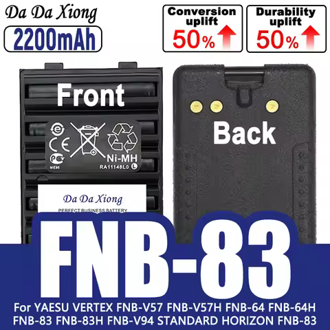 Fnb-V94 Fnb-83 2200mAh Battery for Yaesu Ft-270R Ft-60R Vertex Vx-160 Vx-168 Vx-180 Vx-210 Vxa-220 V