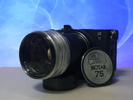 Carl Zeiss Jena Biotar T 75mm f1.5 (M mount 帶聯動）