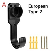 【B196 READY STOCK】EV Charger Cable Holder For Type 2 EV Charger Gun Head Socket Holder Wall Mounted 