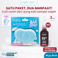 Brighty 20% AHA BHA PHA LHA Peeling Solution X Brighty Glow & Bright Bar Soap Body Whitening Bath So