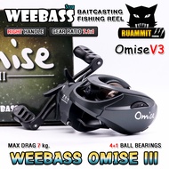 รอกตกปลา รอกหยดน้ำ WEEBASS รุ่น OMISE V.3 มีทั้งหมุนซ้ายและหมุนขวา (มีให้เลือก 3 สี)