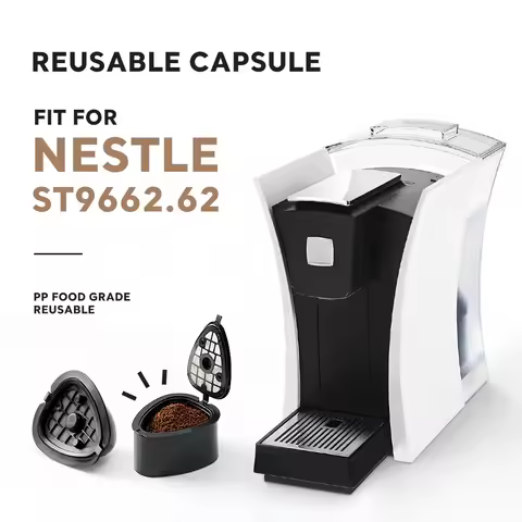 Reusable Nestle Capsule Tea for Machine Special T St9662 62Rd Refillable Coffee Filters Podsカプセル ティー