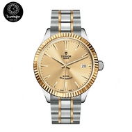 TUDOR M12513-0001 38MM Yellow Gold Dial Stainless Steel Unisex Watch