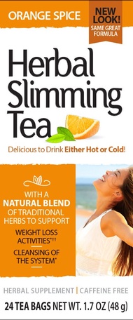 [USA]_21st Century Herbal Slimming Tea, Honey Lemon 24 tea bags