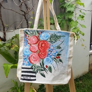 Tas kanvas lukis Flower 2