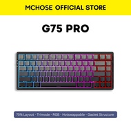 MCHOSE G75 Pro Wireless Gasket Mount Mechanical Keyboard 3 Modes Connection/PBT Double Shot Keycaps/