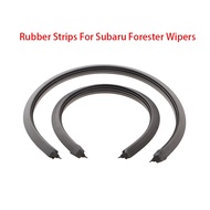 1Set For Subaru Forester Wiper Rubber Strip Refill Front Windscreen Wipers Accessories
