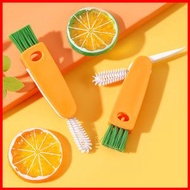 三合一多功能清潔杯刷 保溫瓶刷 縫隙刷 奶瓶 水樽 暖杯 水壺茶壺嘴清潔刷 奶嘴刷 奶瓶刷 試管刷 小水杯刷 調味瓶刷 小刷子