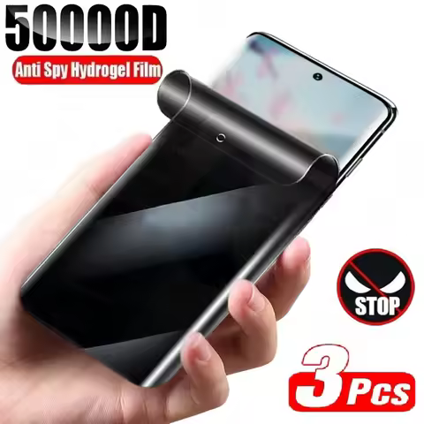 3Pcs Privacy Hydrogel For Motorola Moto X70 Air G56 G96 G100 Pro For G06 G57 G86 Power lndia 5G Anti