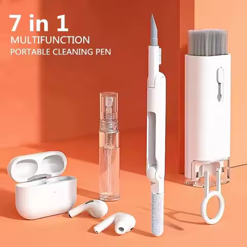 7-in-1 Keyboard Cleaning Brush Kit Earphones Cleaning Pen For AirPods iPhone Cleaning Tools Computer