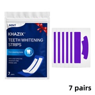 7 pairs of teeth whitening strips, easy-to-apply dental strips for a brighter smile, daily oral care