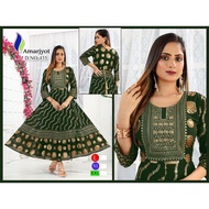 Long Kurti Indian Modern Tradisional Gaun NEW 2025 DIRECT India Madras