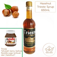 650mL Hazelnut Syrup merk Trieste Original - Sirup Hazelnut cocok untuk kopi atau susu