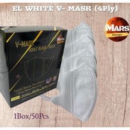 Ear Loop / Head Loop 3D Face Mask (4 ply Disposable Face Mask) *MARS Brand