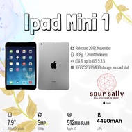 "IPAD SECOND" Ipad Mini 1 Wifi Only