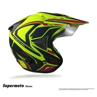 Supermoto JPX Xteam Yellow Helmet