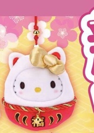 Sanrio毛公仔造型掛飾  有招財貓造型嘅  Hello Kitty