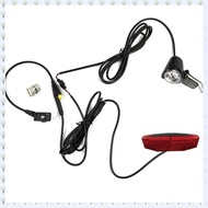 (JHWU) 6-60V Electric Bike Lights Headlight Taillight Speed Transmitter 180cm Cable for Tsdz2 Mid Dr