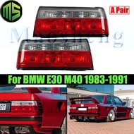 A Pair Rear Bumper Tail Light Tail Lamp For BMW E30 M40 1983-1991 Taillight Taillamp Brake Light Rea