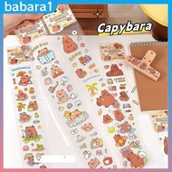 Capybara Stickers Cute Waterproof Transparent Pet Graffiti Decals For Luggage Phone Case Laptop Notebook Kids Decorative Stickers Babara1_my