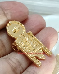 Exclusive Thennai Maram Thali  gold plated with gundu not 916) bukan emas