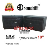 Karaoke Speaker System Ksp 480 4 Tweeter 10 Inch Soundrifft Ksp480