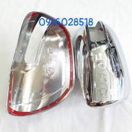 Chrome-plated mirror covers for Toyota Vios 2011 2012 2013 anti-scratch op guong chieu hau ma xi