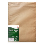 MITSUBISHI Glossy paper 260g  A3 กระดาษโฟโต้ คุณภาพสูง หนา 260แกรม