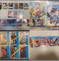 海賊王 卡35週年 jump weekly、2012年AR Carddass、2021年散閃卡、2005年3D 立體食玩卡