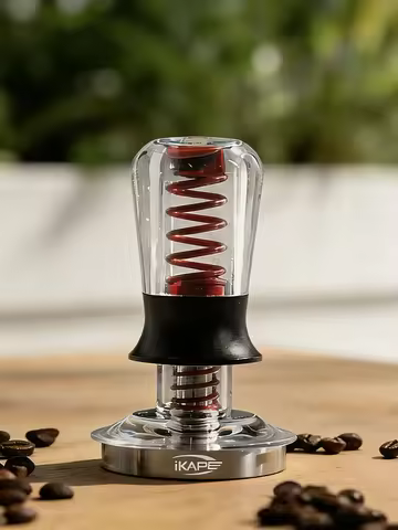 IKAPE V3 Coffee Calibrated Tamper 30 lbs constant pressure,Spring-loaded Calibrated 51/54/58mm Tampe