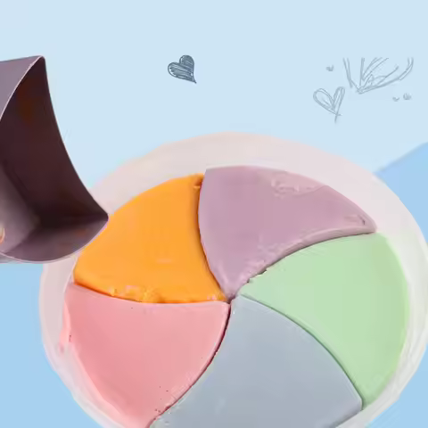 DIY Ice Cream Maker Colorful Rainbow Ice Cream Machine Cool Insulation Barrel Color Ice Cream Mold S