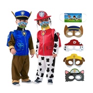 Kids Boys Girls Paw Patrol Costume Cosplay Chase Marshall And Skye Rubble Rocky Zuma Dogs Roleplay Birthday Gifts For Children