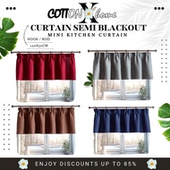 COTTONXHOME CXS153-CXS164 LANGSIR DAPUR KAIN TEBAL Langsir Curtain Semi Blackout Ready Stock In Mala