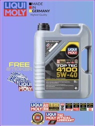 Liqui Moly 5W40 Top Tec 4100 Fully Synthetic Engine Oil (5L)