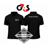 HOT POLO Shirt G4S Group 4 Securicor-G4S 4 COLLAR-G4S 4